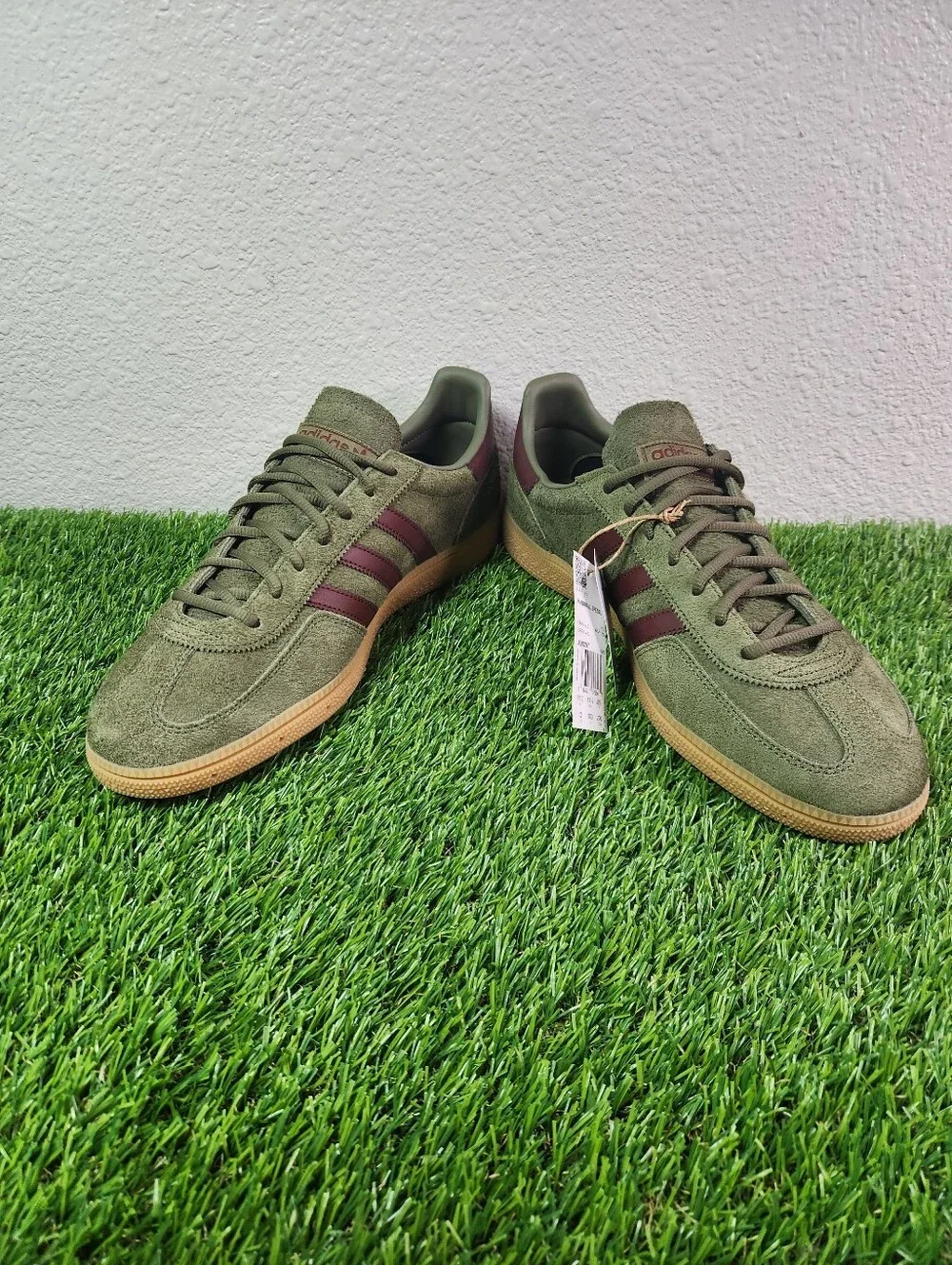 NEW Adidas Handball Spezial Olive Brown - Size 12 Men's